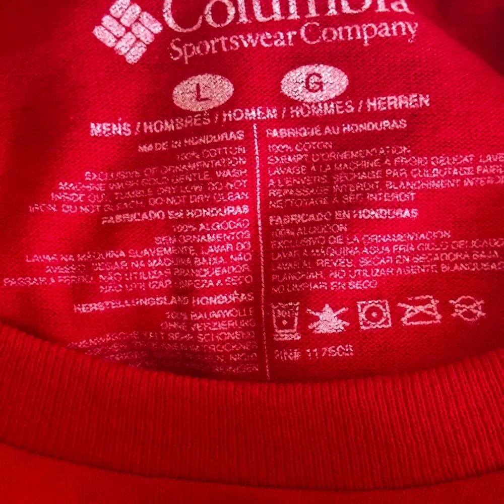 Columbia Sportswear Company Men’s Red NWT “Not All Who Wonder Are Lost” Size L - Picture 6 of 6